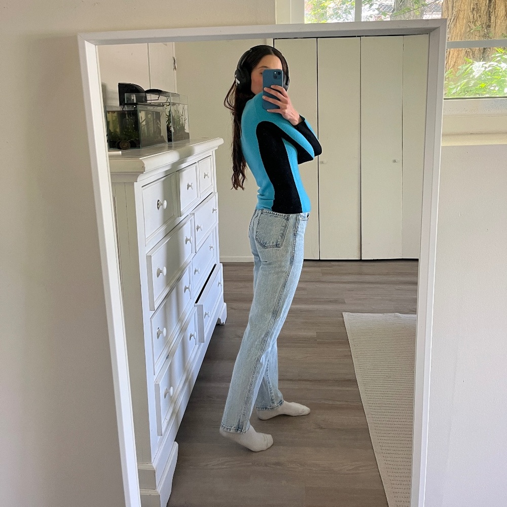 Micheal Kors Color Blocked Cashmere Sweater (Size Small)